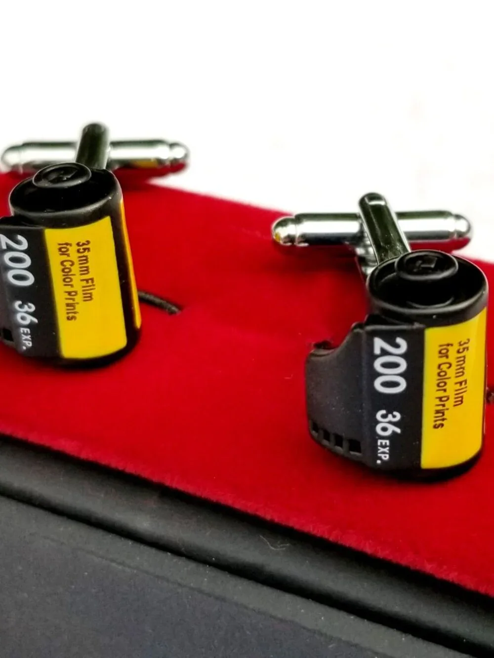 35mm Film Roll Cufflinks Links Father's Day Photographer Camera Gift